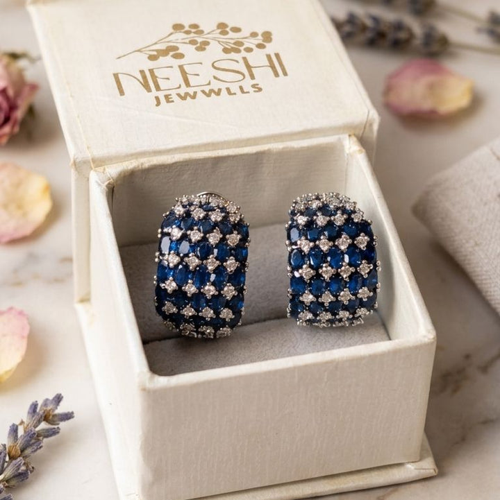 Royal Midnight Spark Hoops