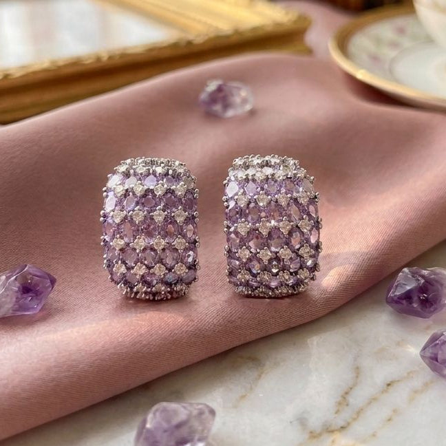 Royal Midnight Spark Hoops