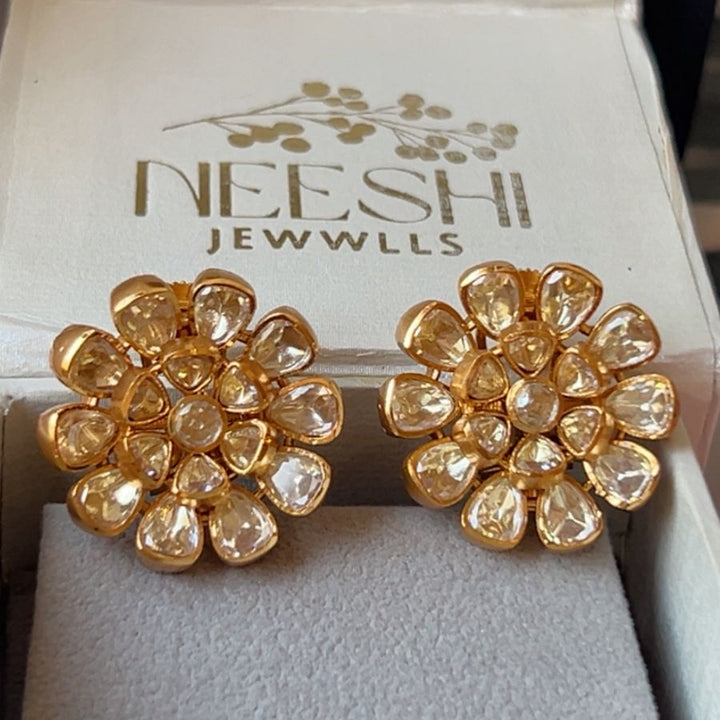 Sunpetal Moissanite Studs