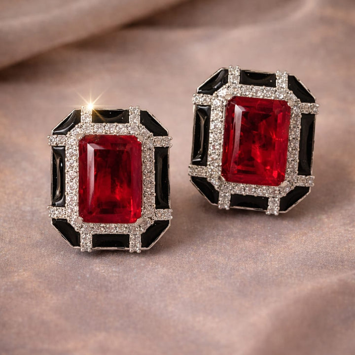 The Midnight Deco Studs