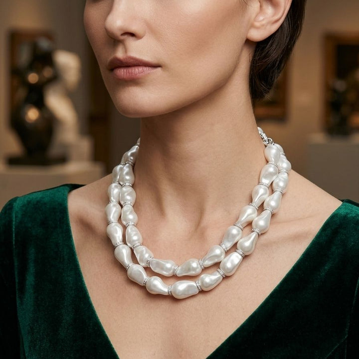 Baroque Pearl Luxe Necklace