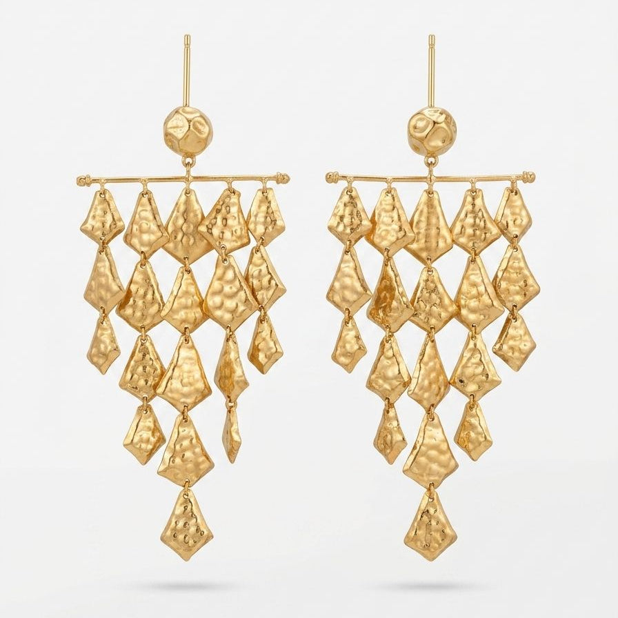Bohemian drop earrings