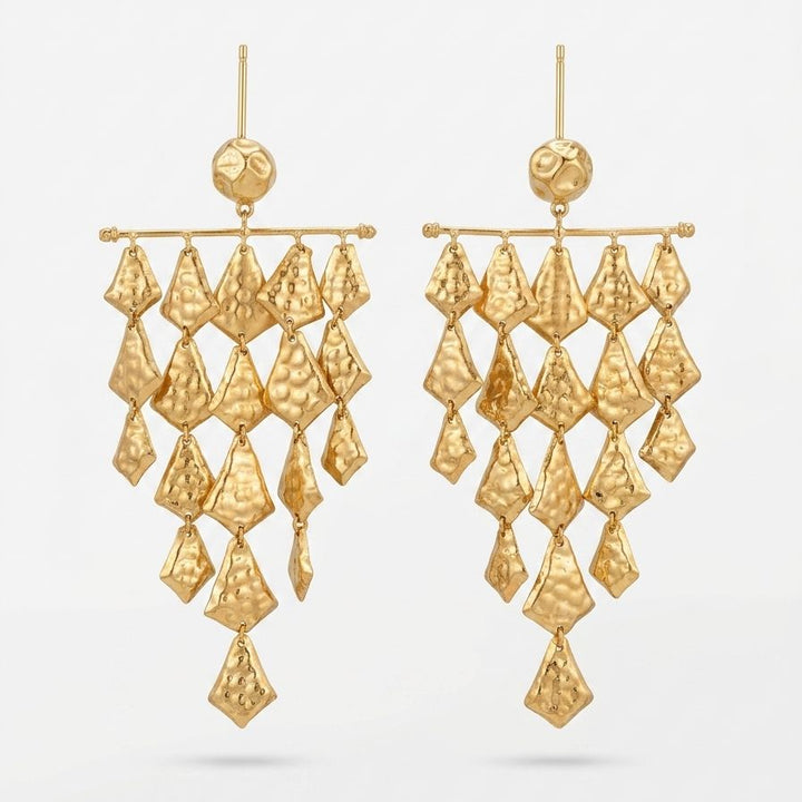 Bohemian drop earrings
