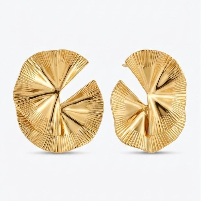 Golden Flare Studs
