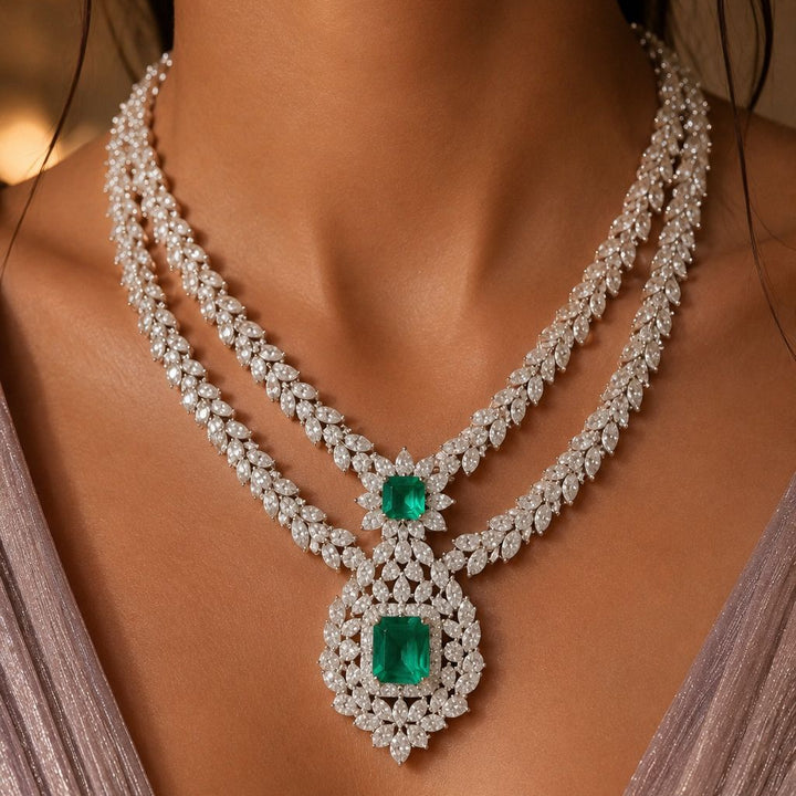 Emerald Two-Layered Grace Set