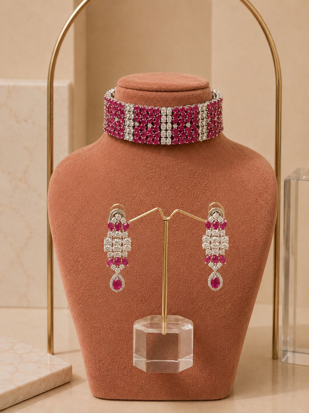 Diva Ruby Choker Set