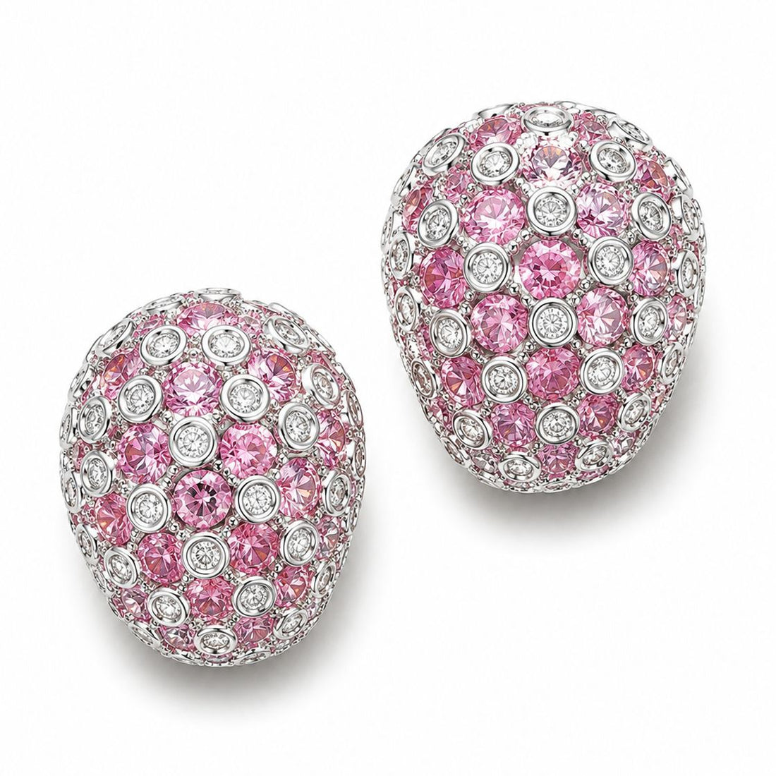 Imperial Mosaic Dome Stud Earrings