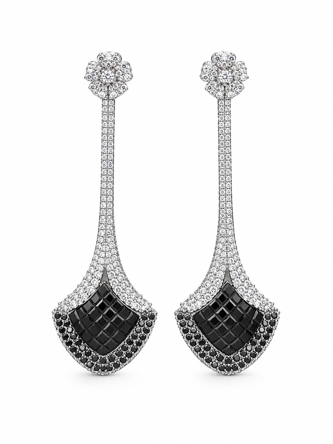 Emerald Bloom Danglers