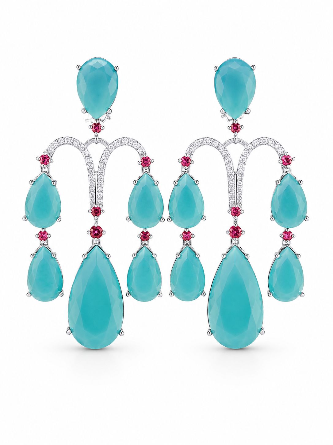 Emerald Cascade Earrings