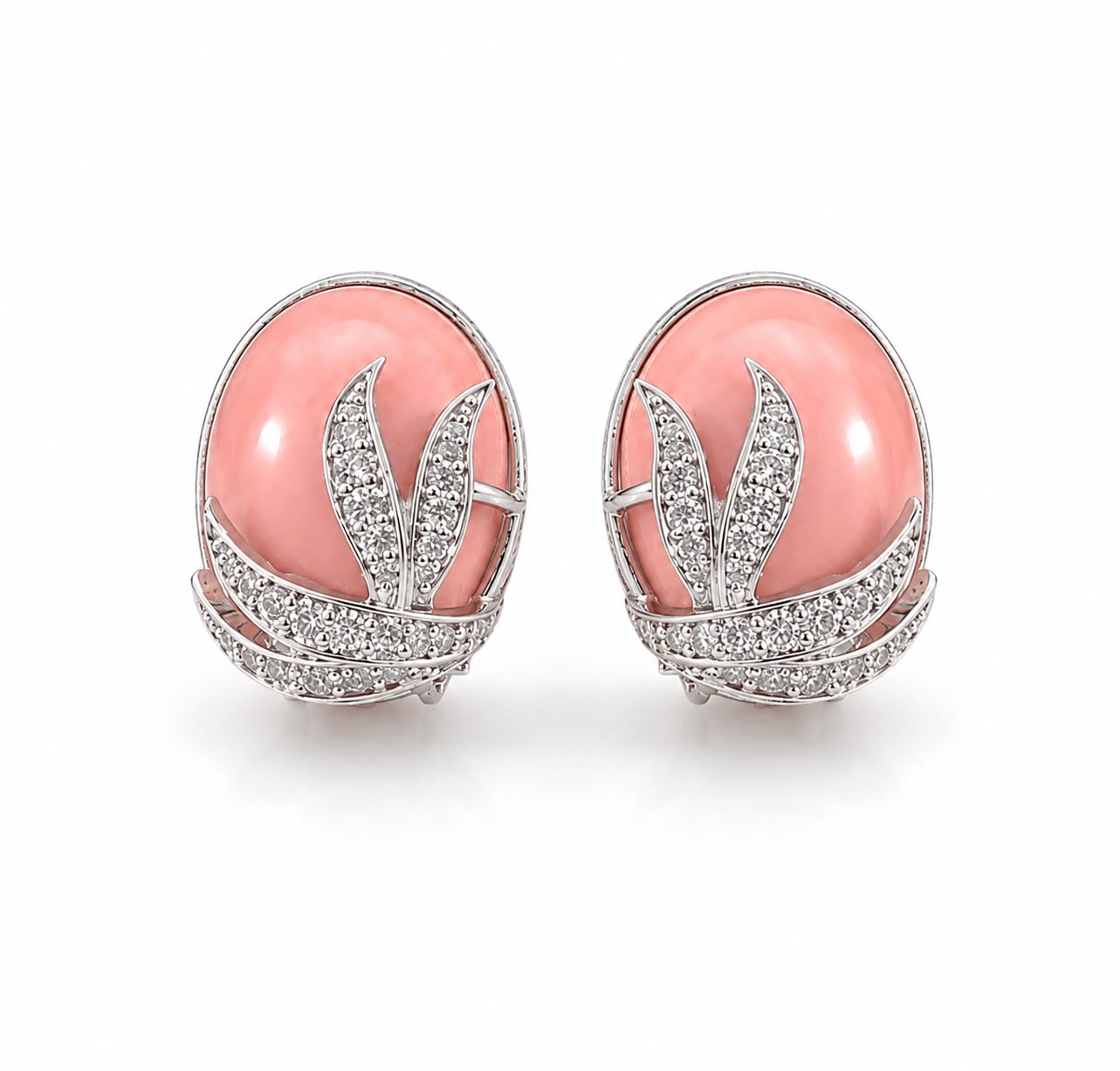 Emerald Leaf Studs