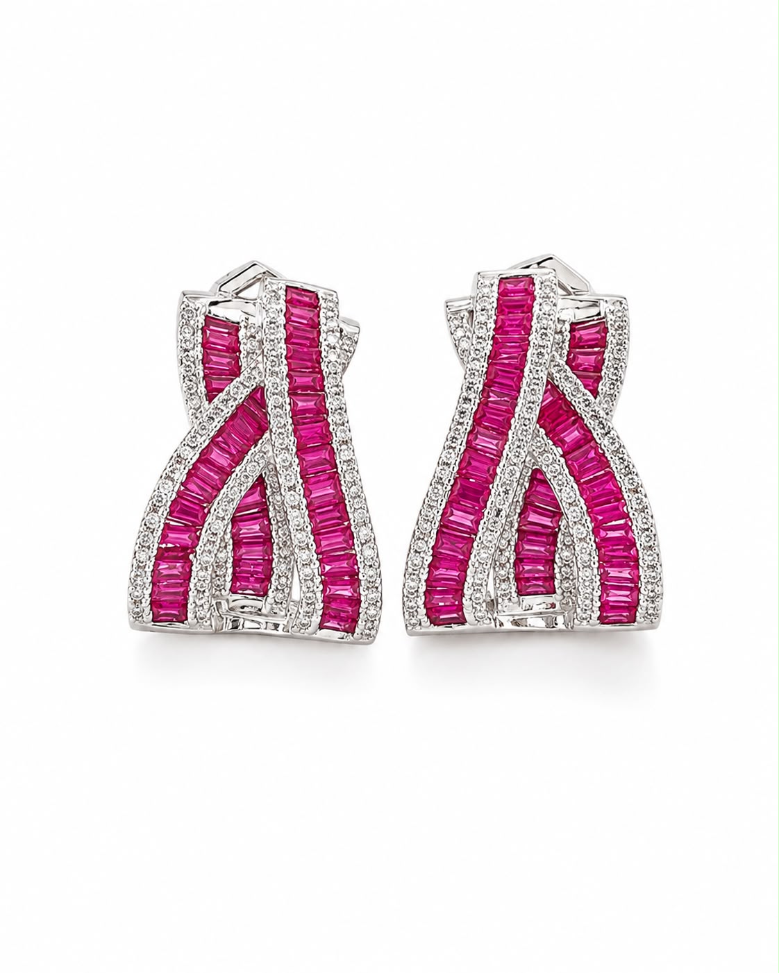 Glam Twist Hoops