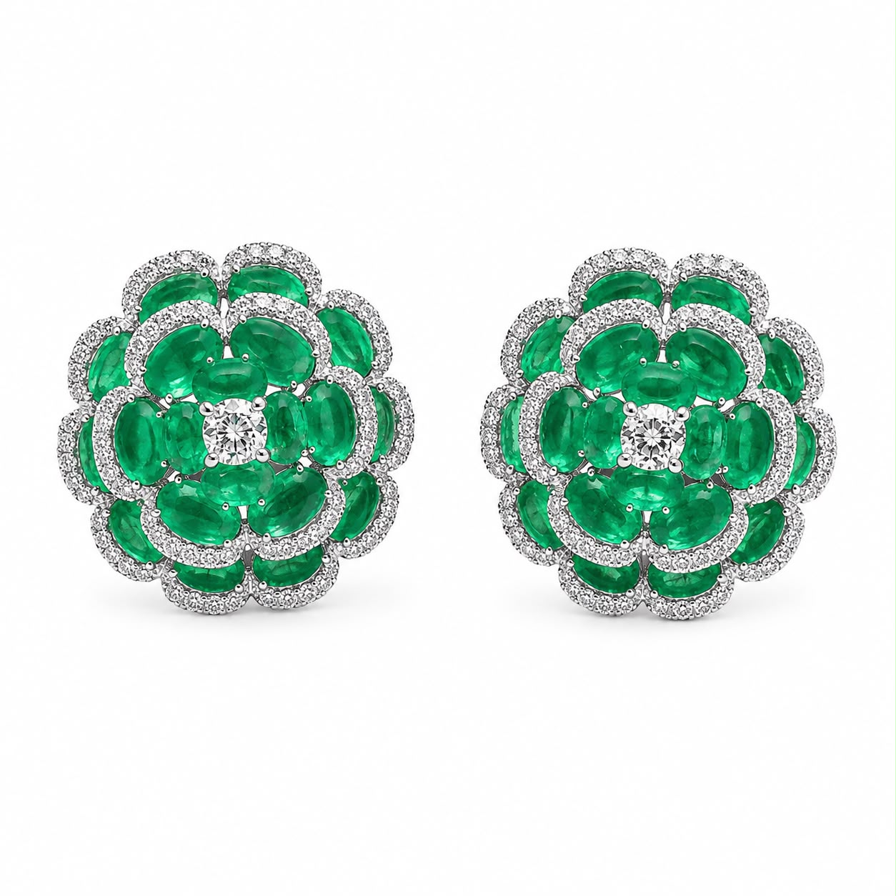 Azure Petal Studs