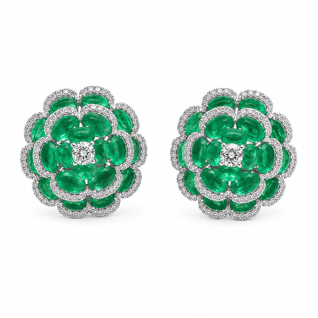 Azure Petal Studs