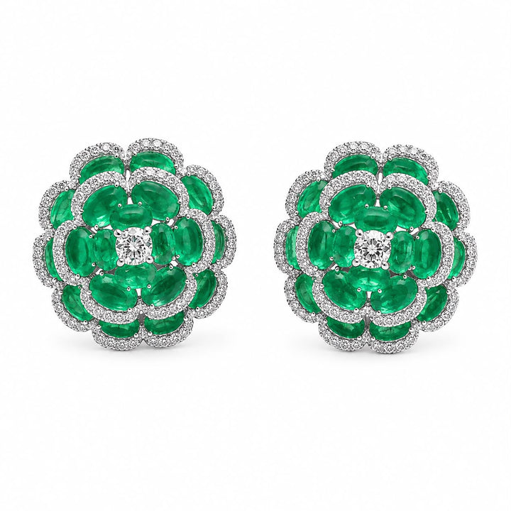 Azure Petal Studs
