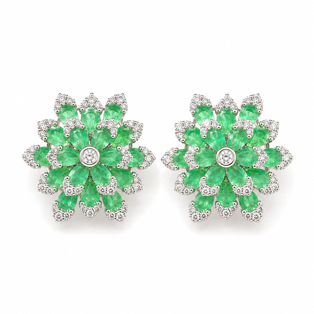 Flower Bloom Diamond Studs