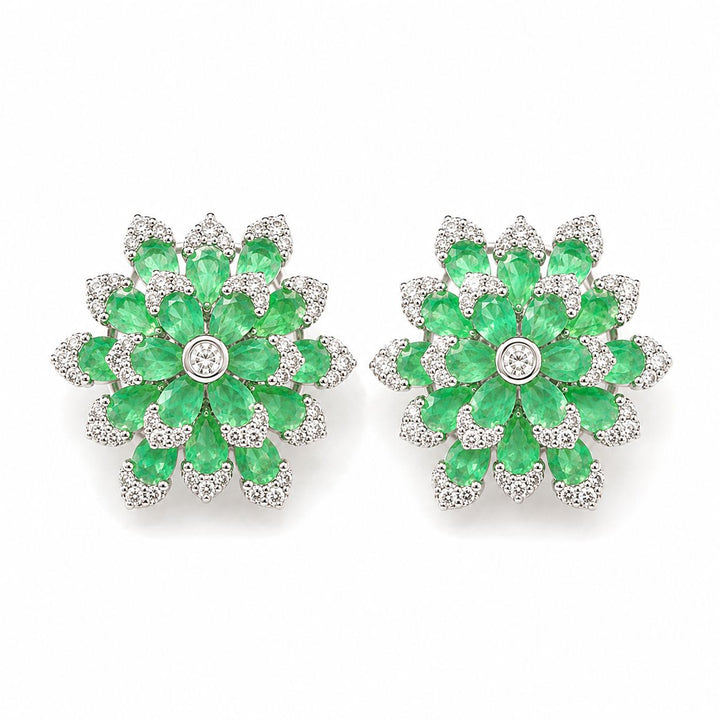 Flower Bloom Diamond Studs