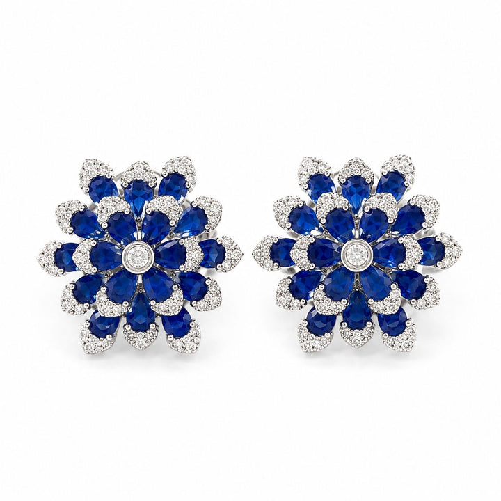 Flower Bloom Diamond Studs