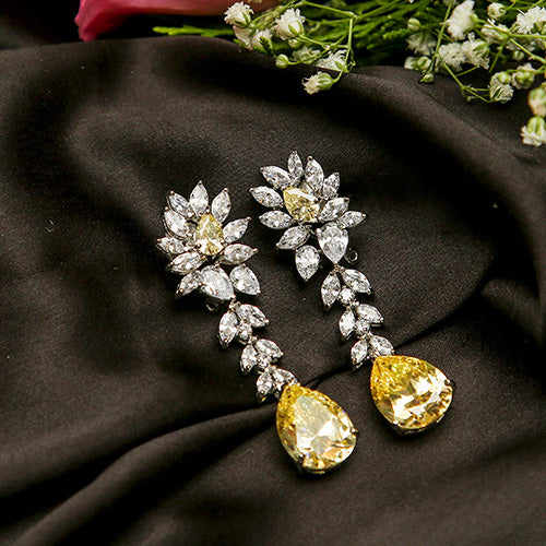 Diamond Drops Earring