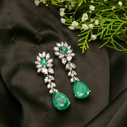 Diamond Drops Earring