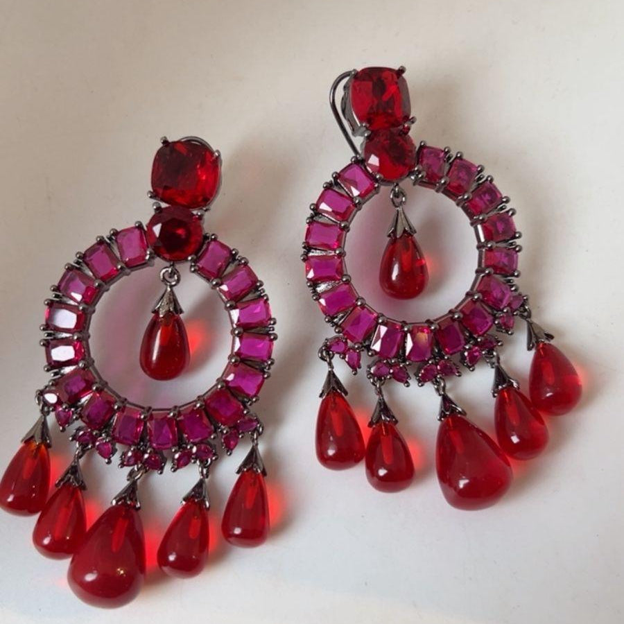 Scarlet Royale Chandbali Earrings