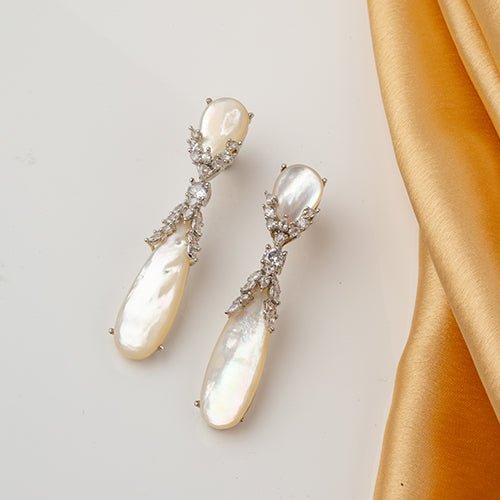 Mother of Pearl Diamond Drops