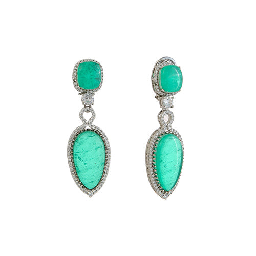 Illuminate Dual Pear Drop Earrings Medium Size