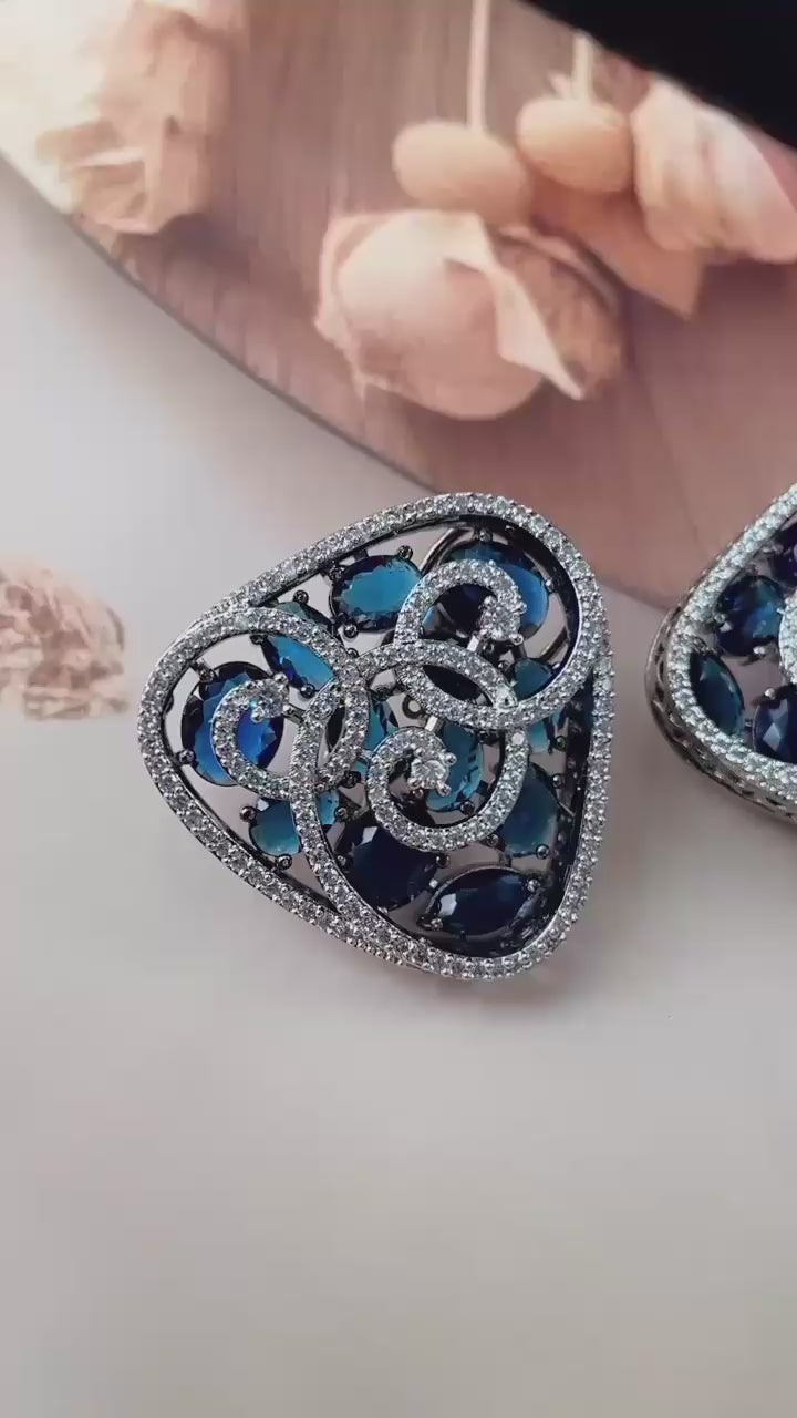 Modern Triangular Oversize Studs