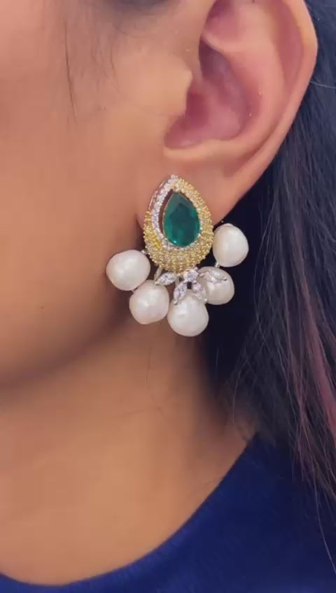 Royal Teardrop Pearl Earrings