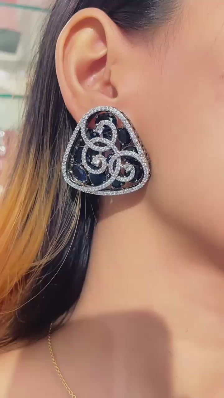 Modern Triangular Oversize Studs