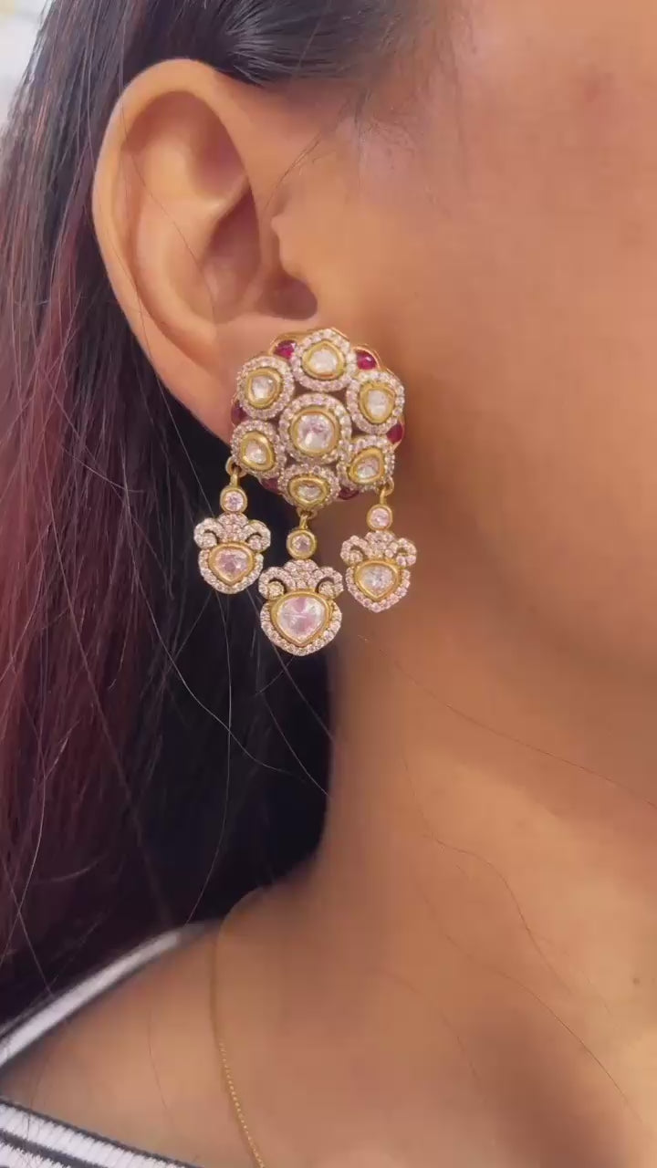 Polki-Kundan Droplets: