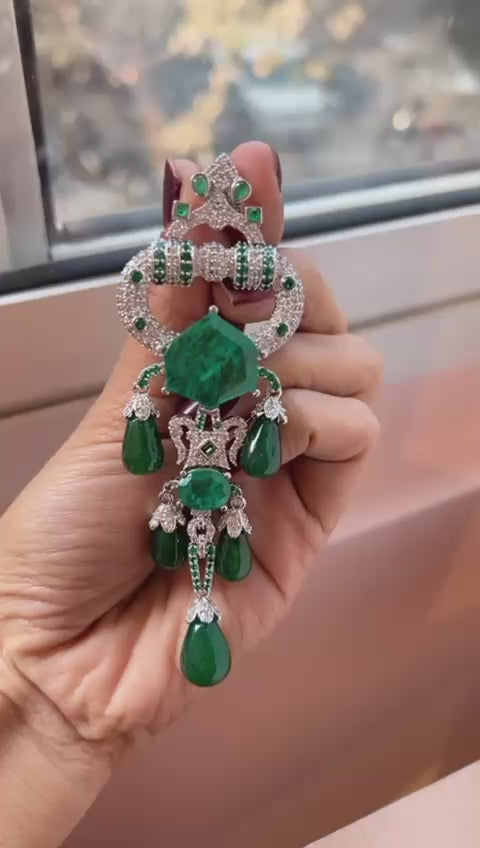 Regal Azure Chandelier