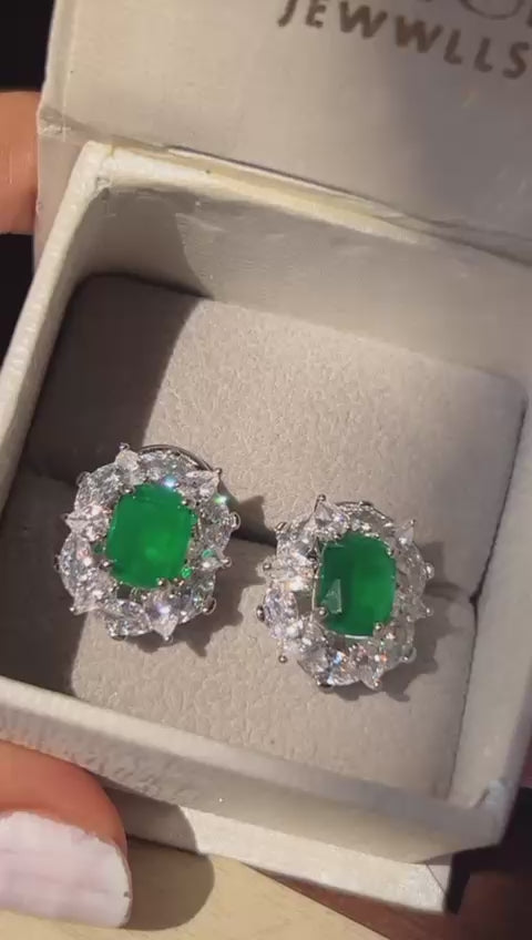 Petite Halo Studs