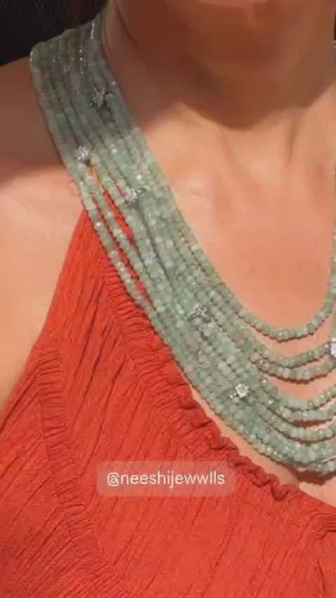 Azure Stardust Layered Necklace
