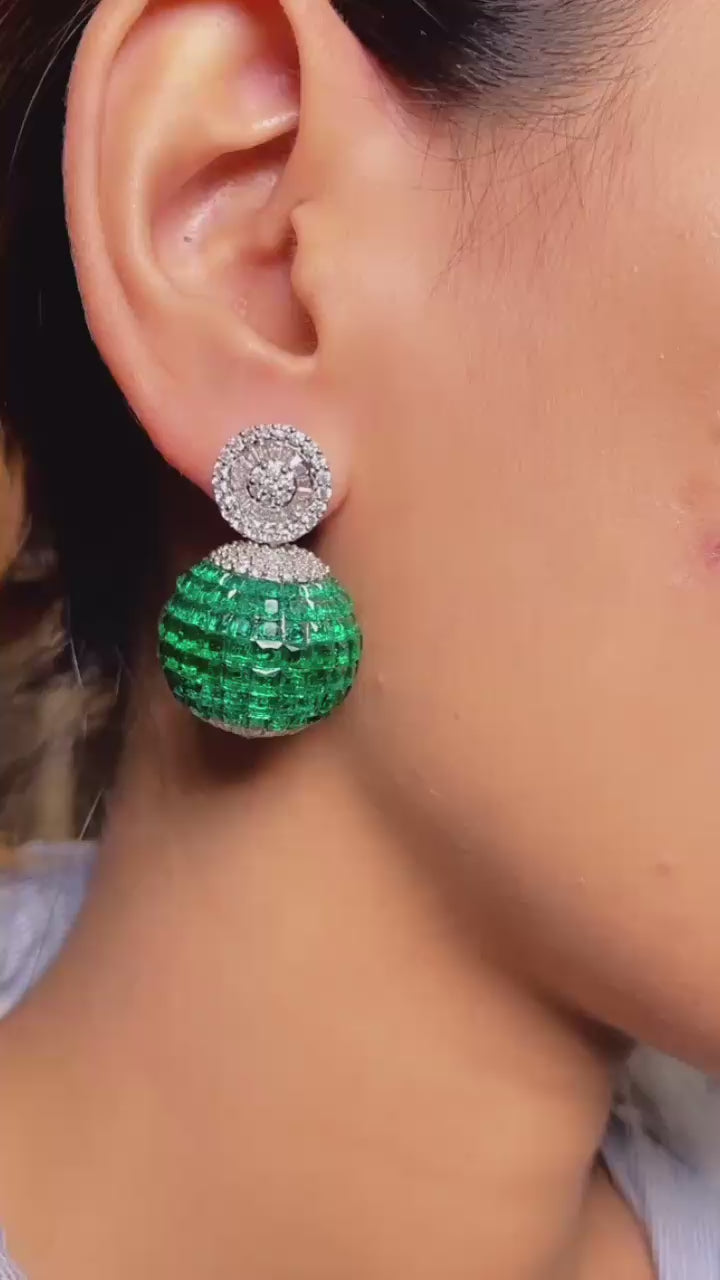 Invisible Setting Diamond and Zirconia Studs