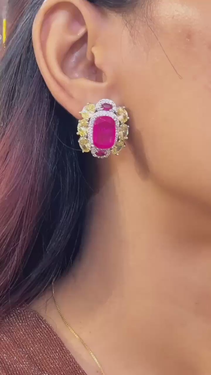 Royal Emerald Radiance Earrings