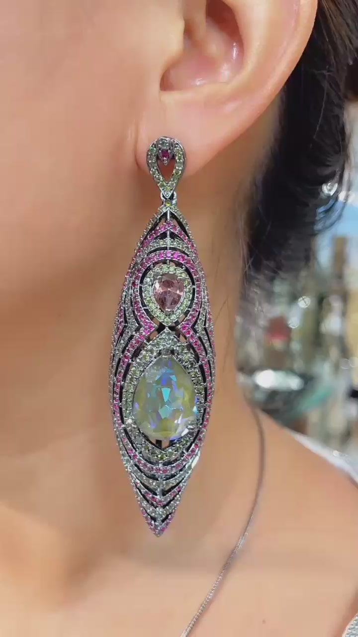Cocktail Swarovski Earring