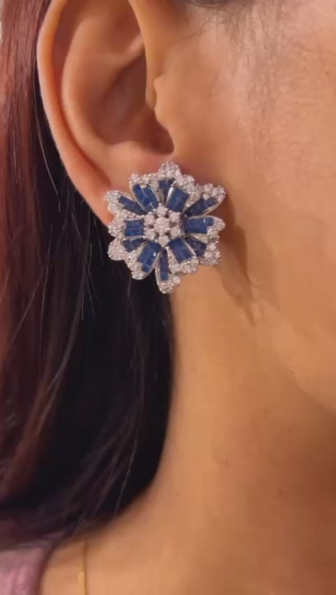 Emerald Bloom Studs