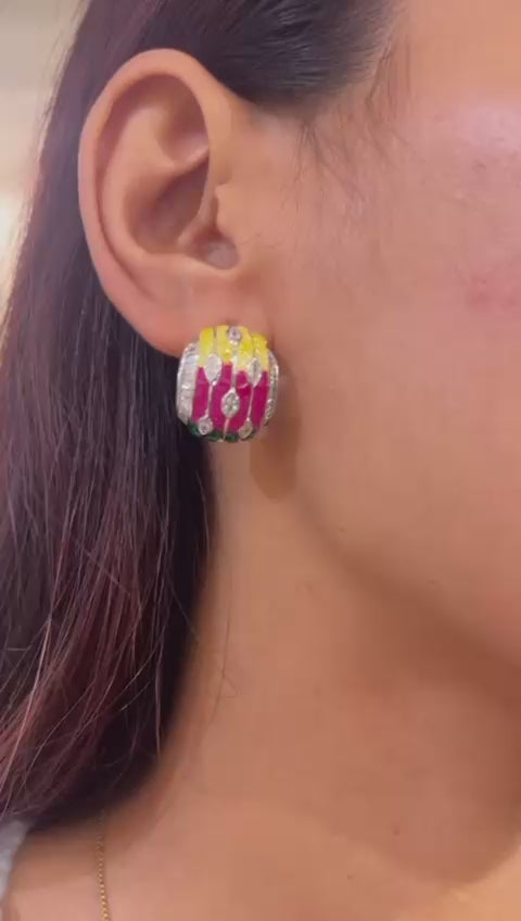 Invisible setting hoops