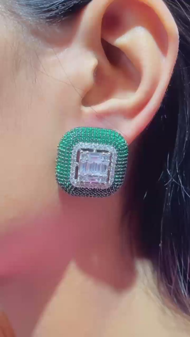 Square Nano Setting Party Stud