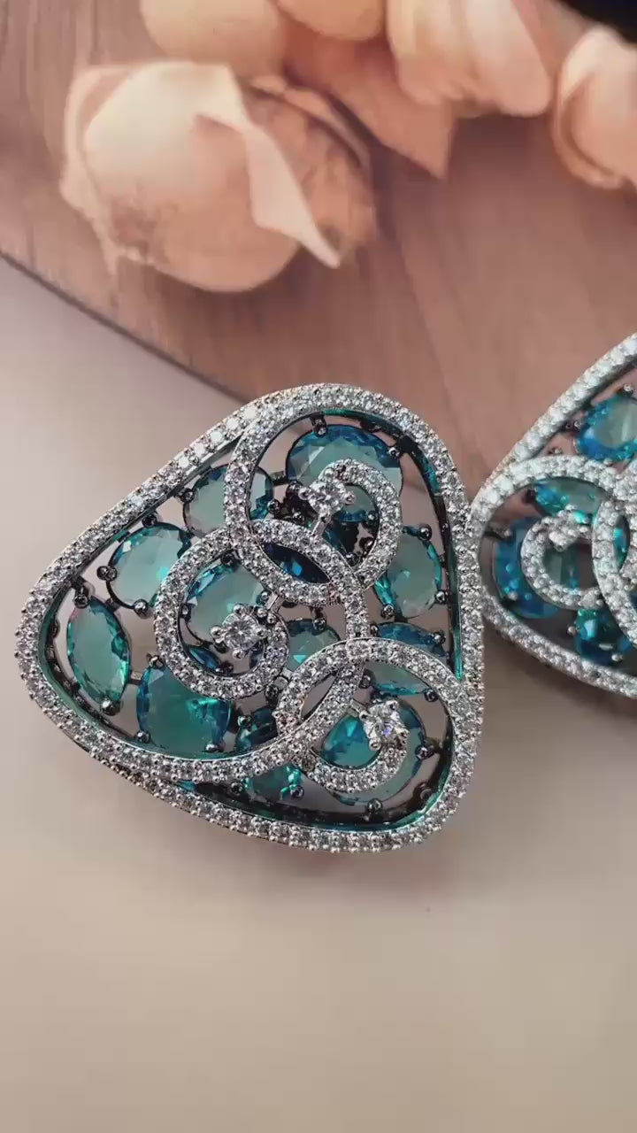 Modern Triangular Oversize Studs