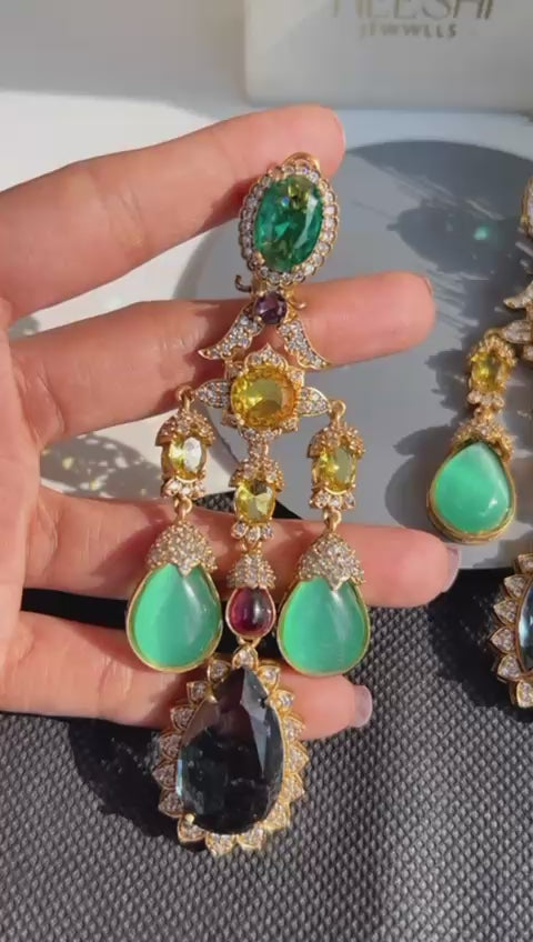 Regal Cascade Drop Earrings