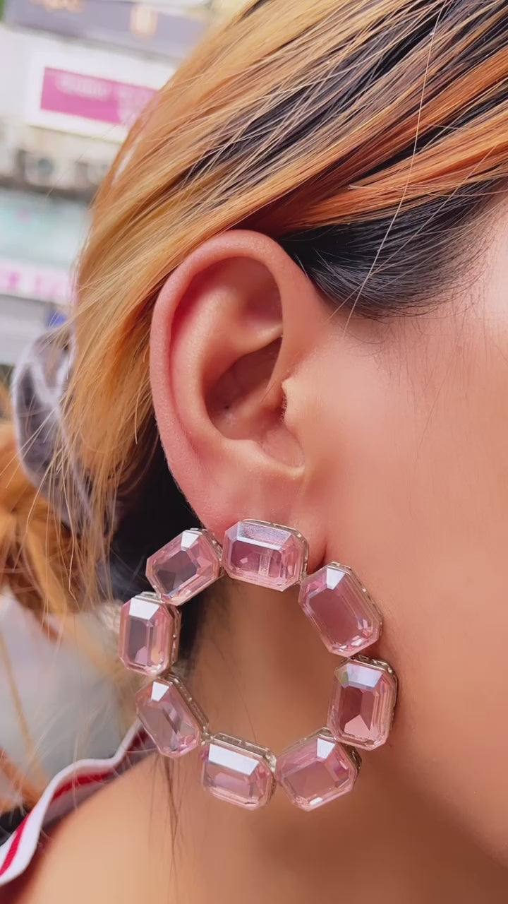 Swarovski Circle Stud