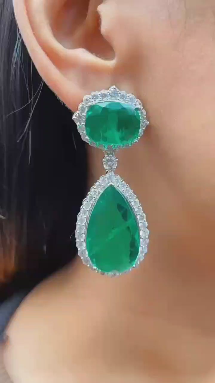 Teardrop Statement Earrings