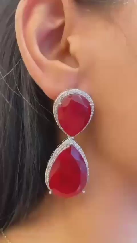 Emerald Drop Earrings