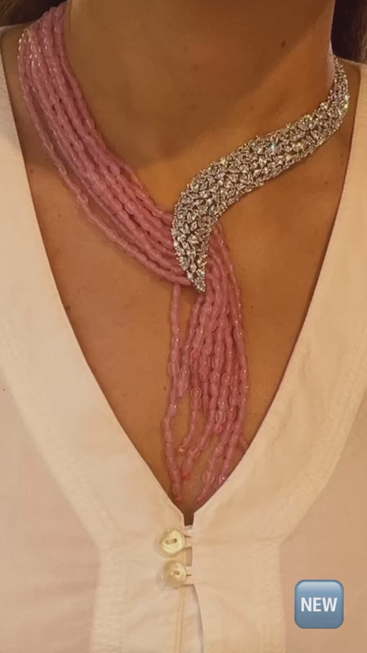 Midnight Serpent Knot Necklace