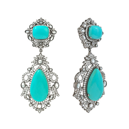 Turquoise Victorian Earring