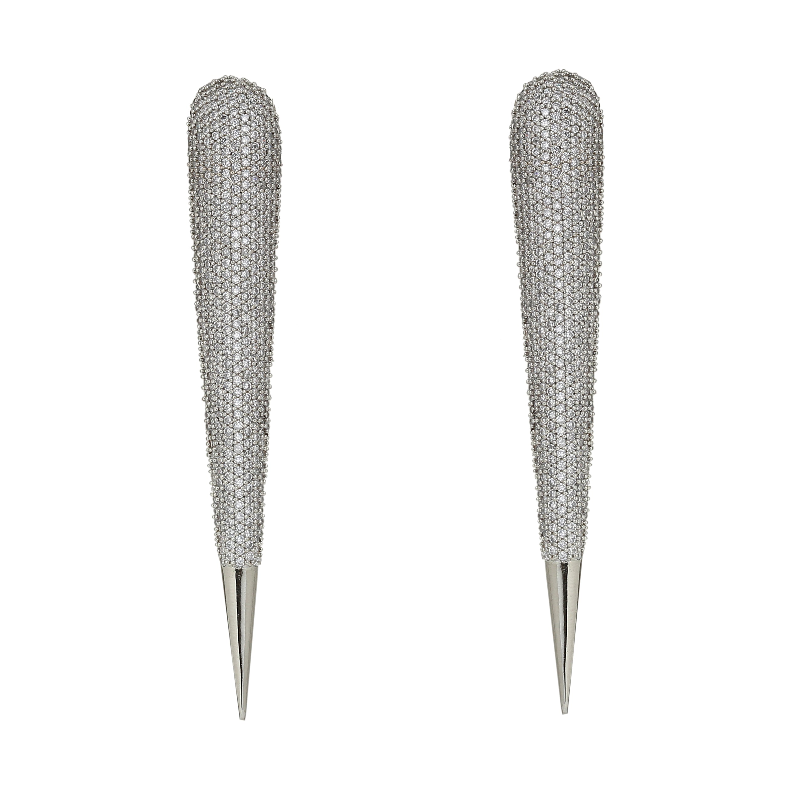 Nano Setting Modern Design Earring